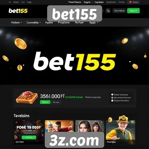 Acessibilidade e design do site bet155
