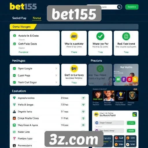 Análise de recursos e funcionalidades do site bet155