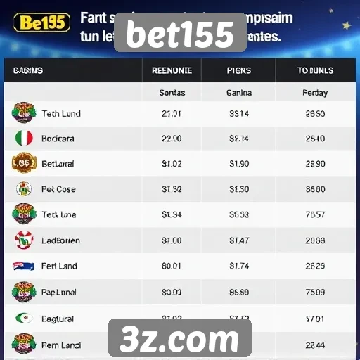 Comparação entre jogos disponíveis no bet155 e concorrentes