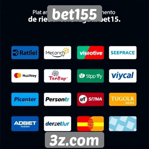 Comparativo entre métodos de pagamento no bet155